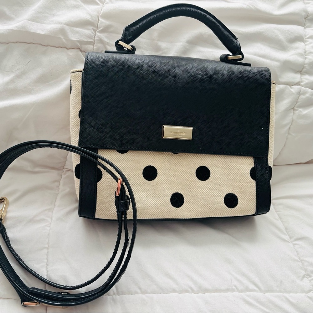 Kate Spade Canvas Polka dot crossbody